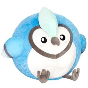 SQUISHABLE Mini Blue Jay Bird Bluebird 9" Plush Stuffed Animal Toy Stuffie Doll‎
